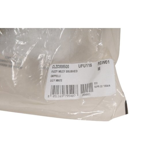 Marni Mens Fuzzy Wuzzy Brushed Beanie Medium White Mohair Blend Hat Skull Cap - Picture 8 of 9